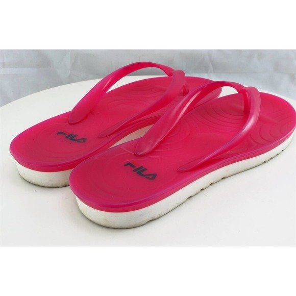 FILA Sport Sz 7-8 M Pink Flip Flop Synthetic‎ Women Sandals - Picture 5 of 10